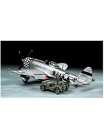 Tamiya TAM25214 P-47D Bubbletop and 1/4 Ton 4x4 Light Vehicle (1/48)