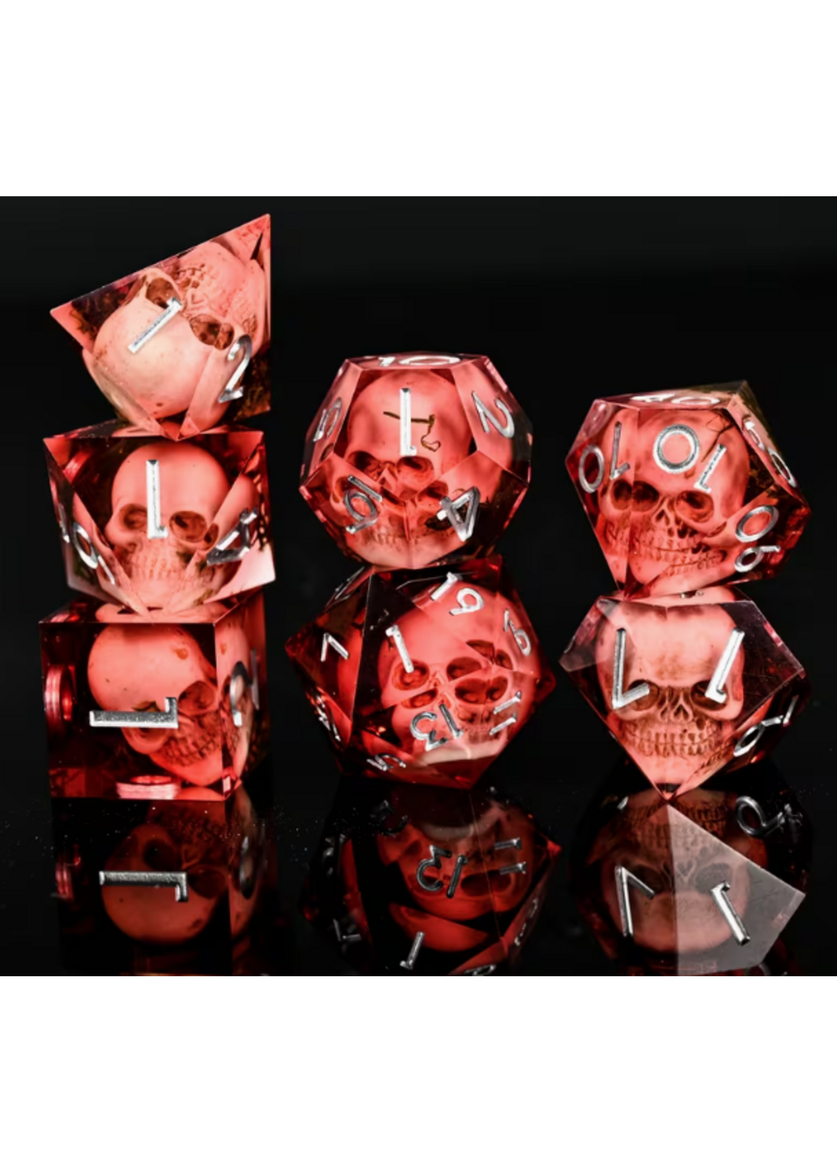 T6 RPG Resin Inclusion Red Skull