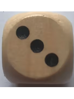 T2 25mm 5pc Wooden Dice