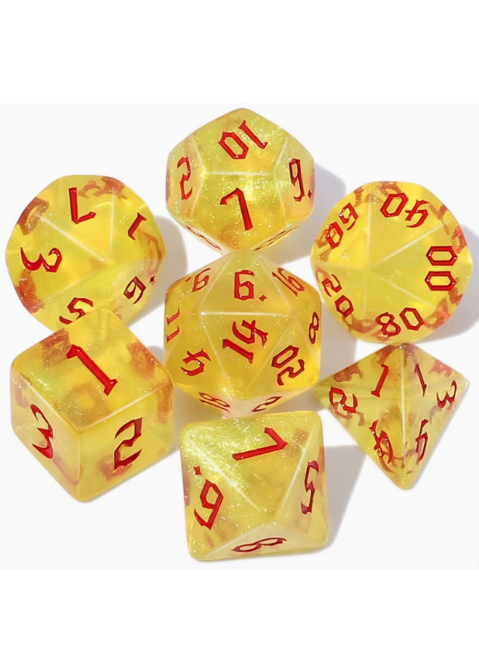 T2 RPG Translucent Glitter Chameleon Yellow Red