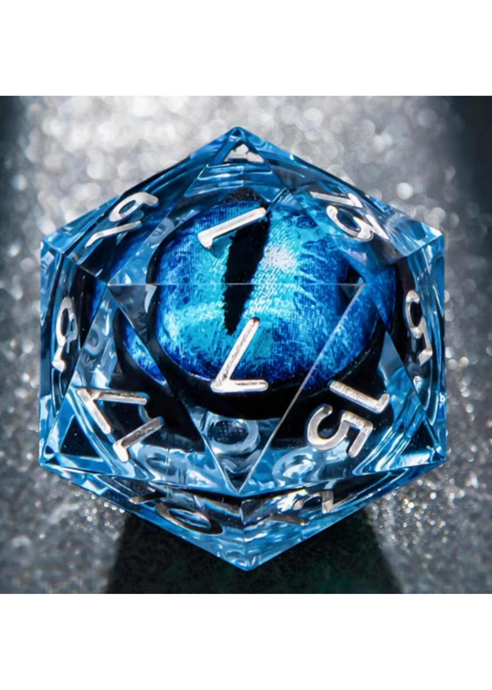 T2 29mm D20 Liquid Core Cats Eye Blue Silver