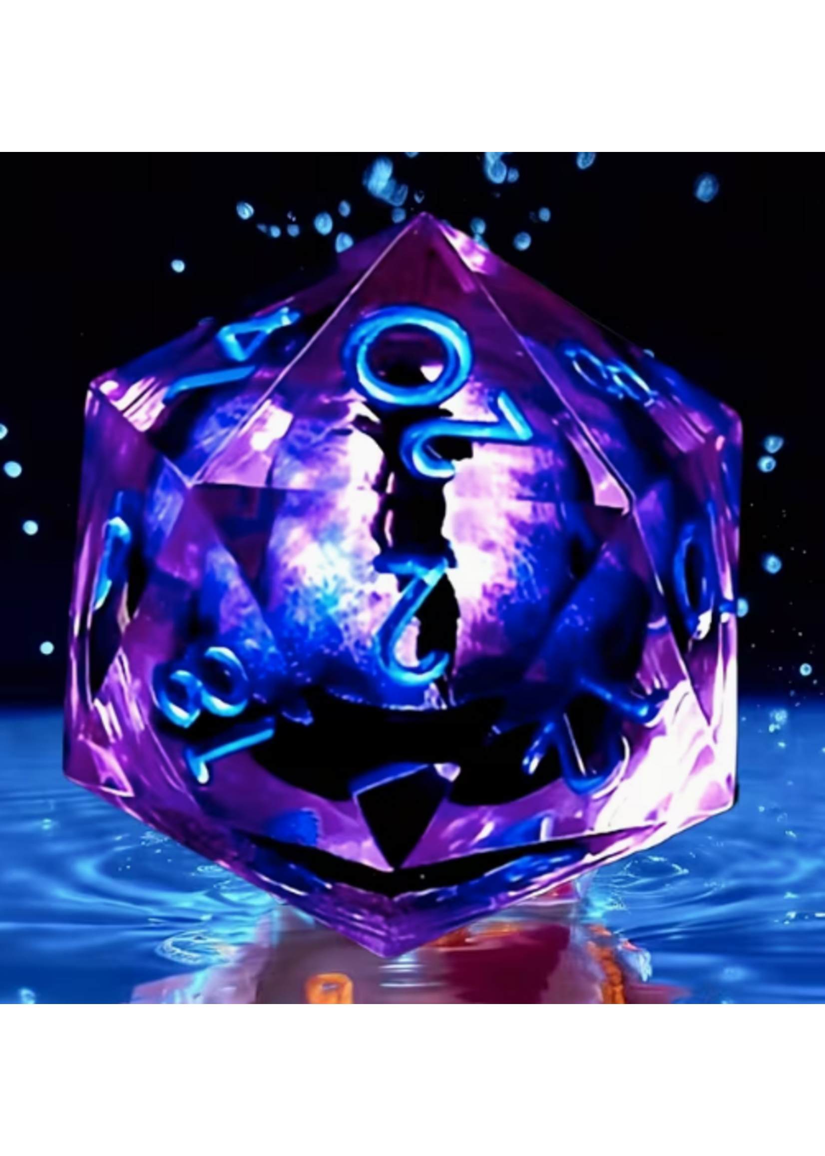 T2 29mm D20 Liquid Core Cats Eye Purple Purple
