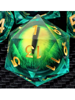T2 29mm D20 Liquid Core Cats Eye Green Gold