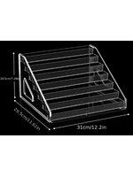 7 Tier Paint Rack Transparent Acrylic