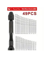 Pin Vice with Drill Bits (49pc)