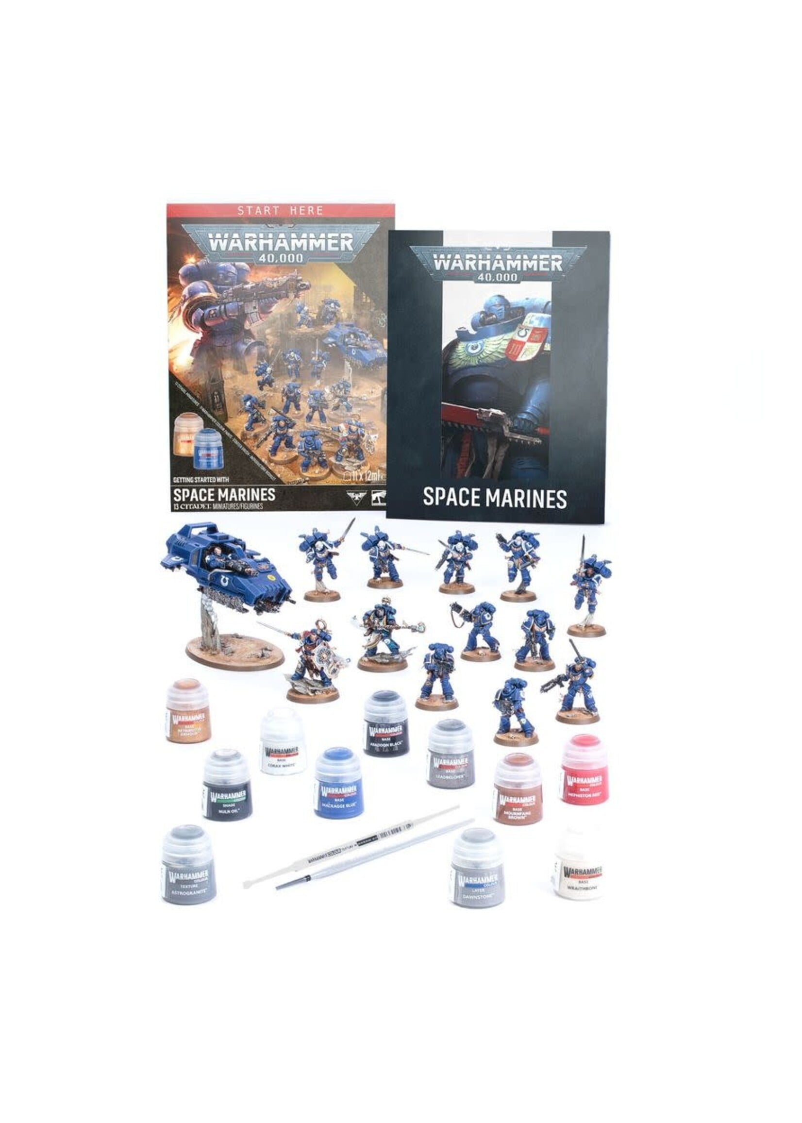 WH40K Space Marines Getting Started Paint Set