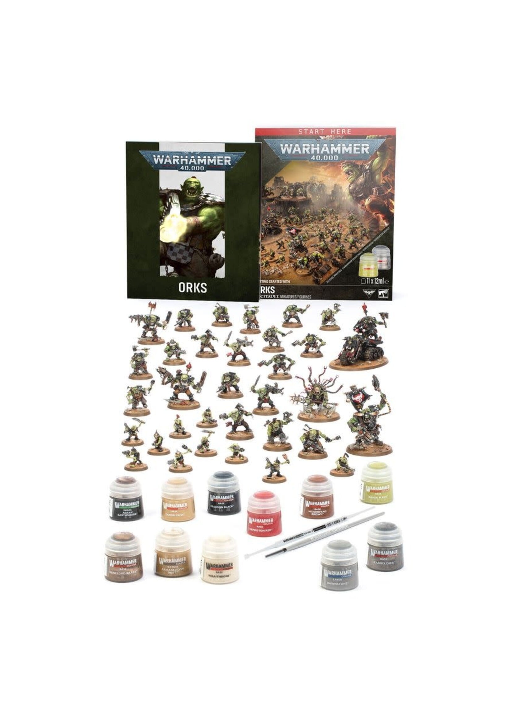 WH40K Orks Getting Started Paint Set