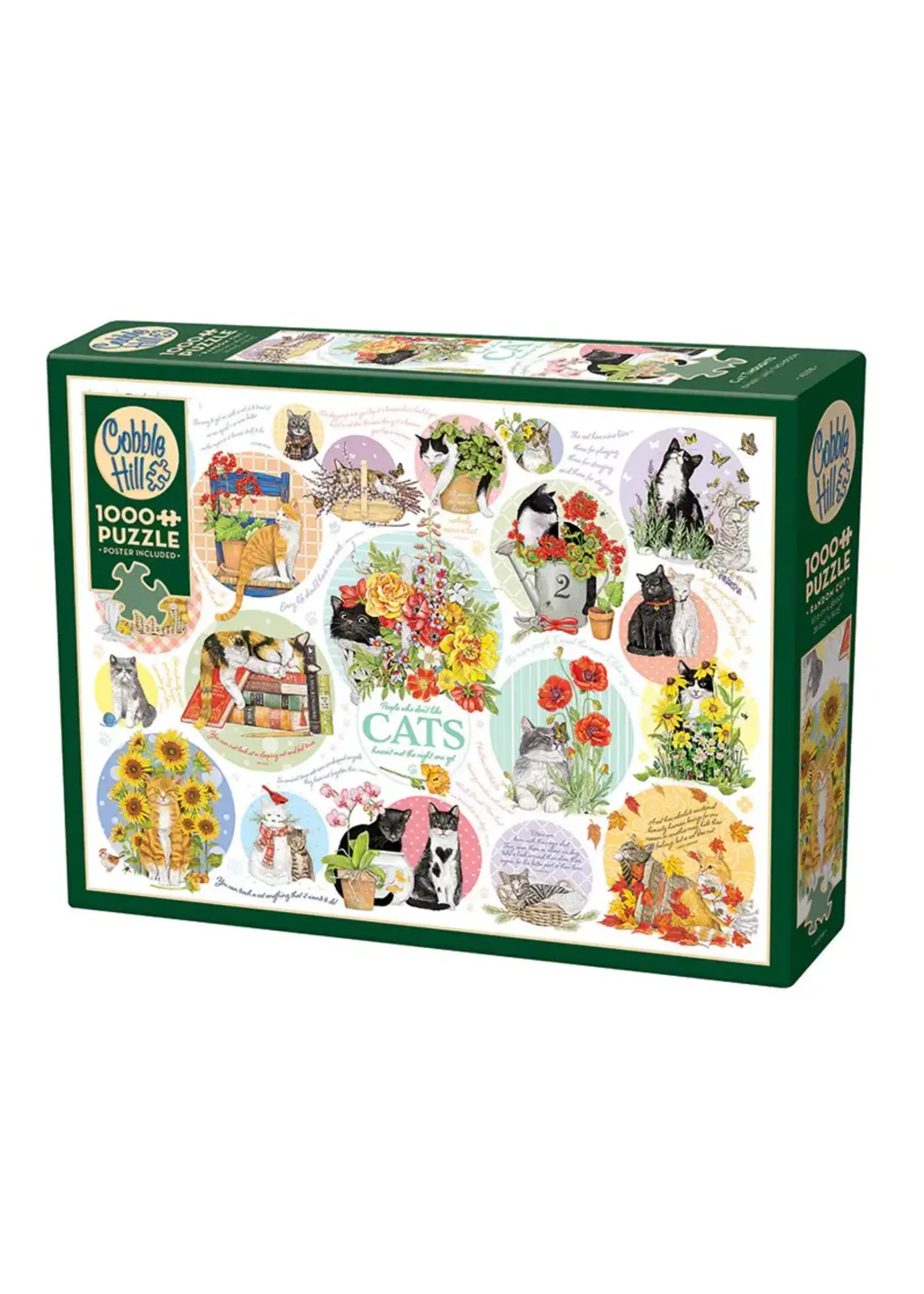 Cobble Hill CH40298 Cat Thoughts (Puzzle1000)
