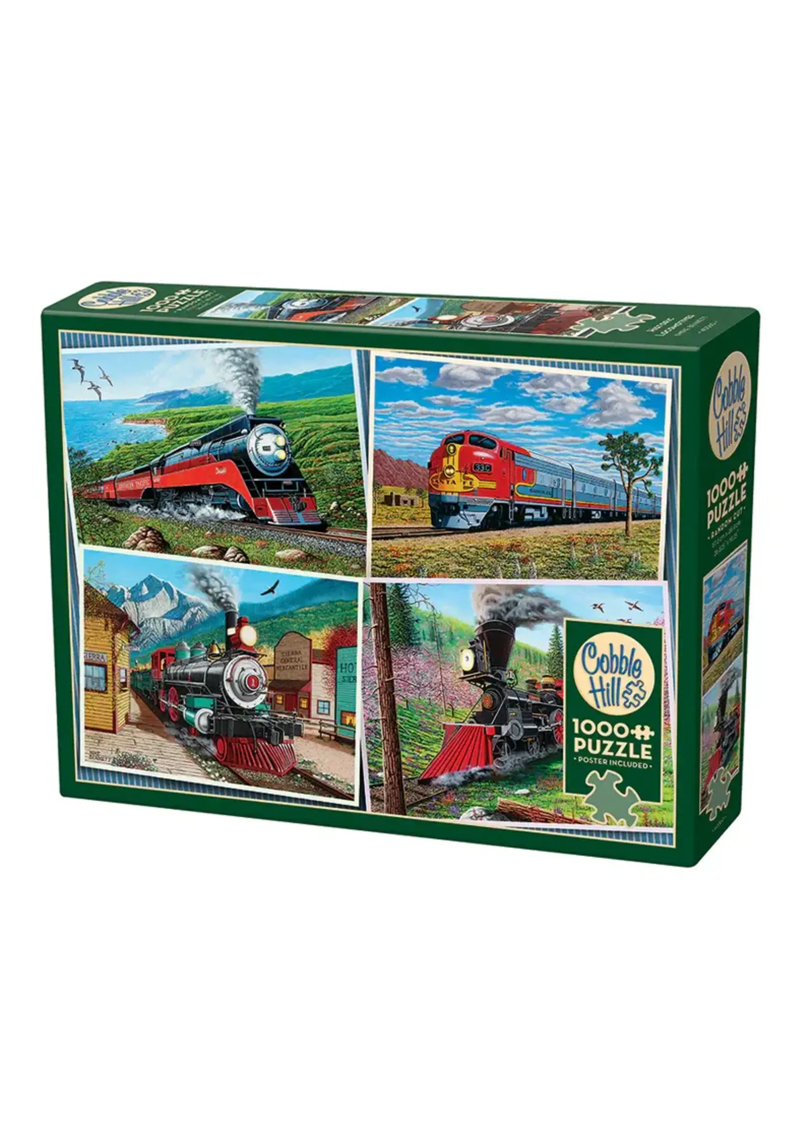 Cobble Hill CH40360 Historic Locomotives (Puzzle1000)
