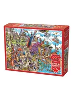 Cobble Hill CH44504 DoodleTown Viking Village (Puzzle1000)