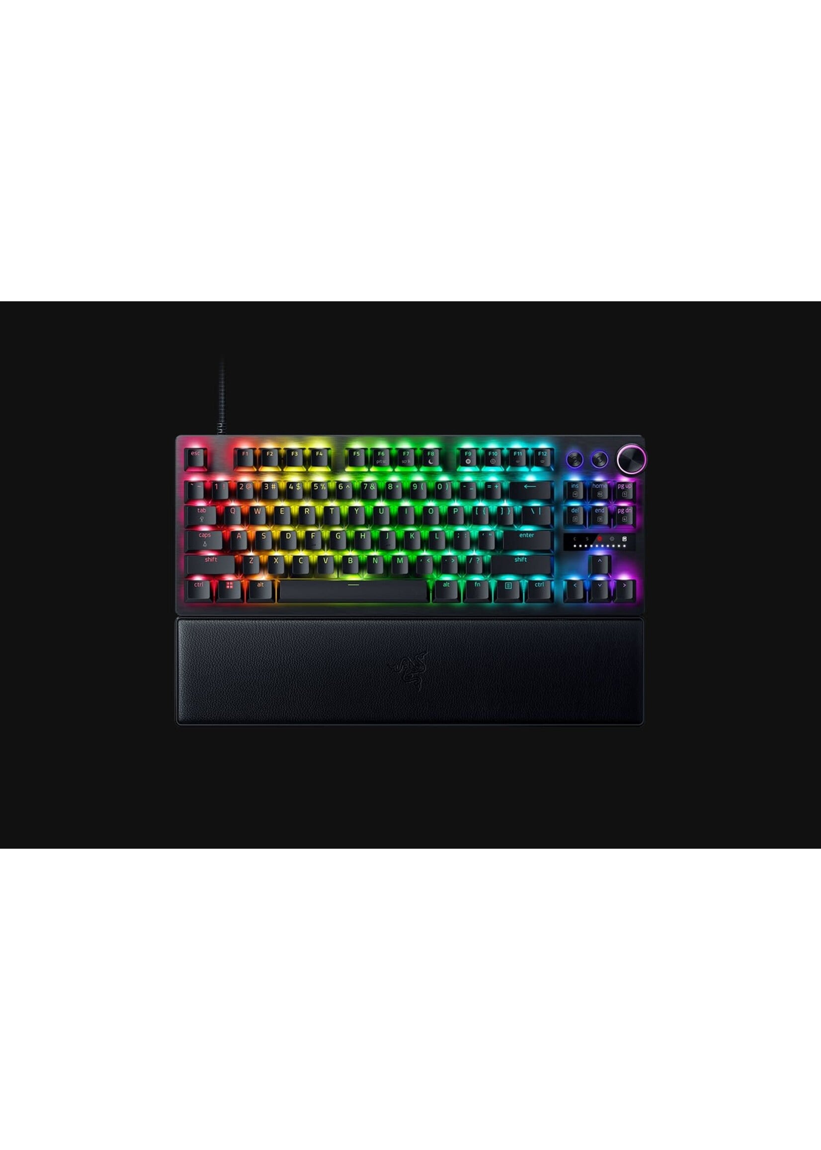 Razer Razer Gaming Keyboard Wired Huntsman V3 Pro TKL Analog Optical Linear Switches