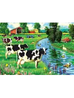 Cobble Hill CH58906 Cow Stream (TrayPuzzle35)