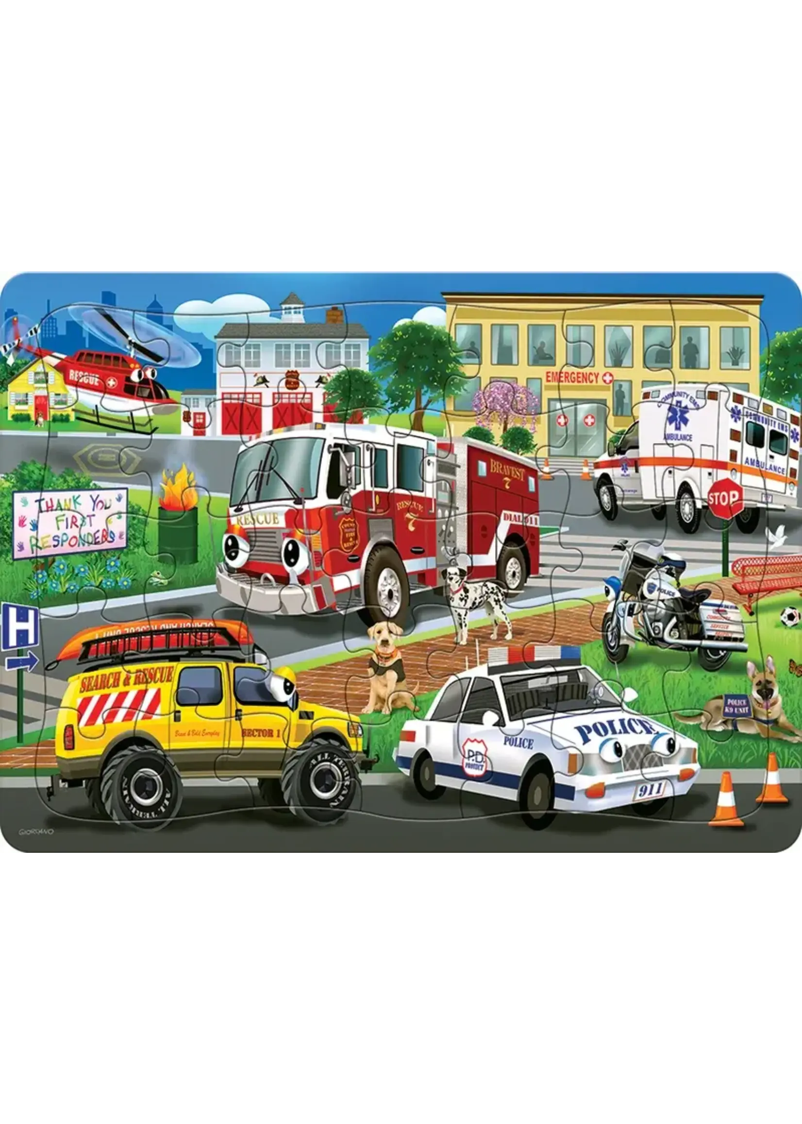 Cobble Hill CH58922 Emergency Response (TrayPuzzle35)