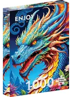 Enjoy Puzzle E2143 Blue Dragon (Puzzle1000)