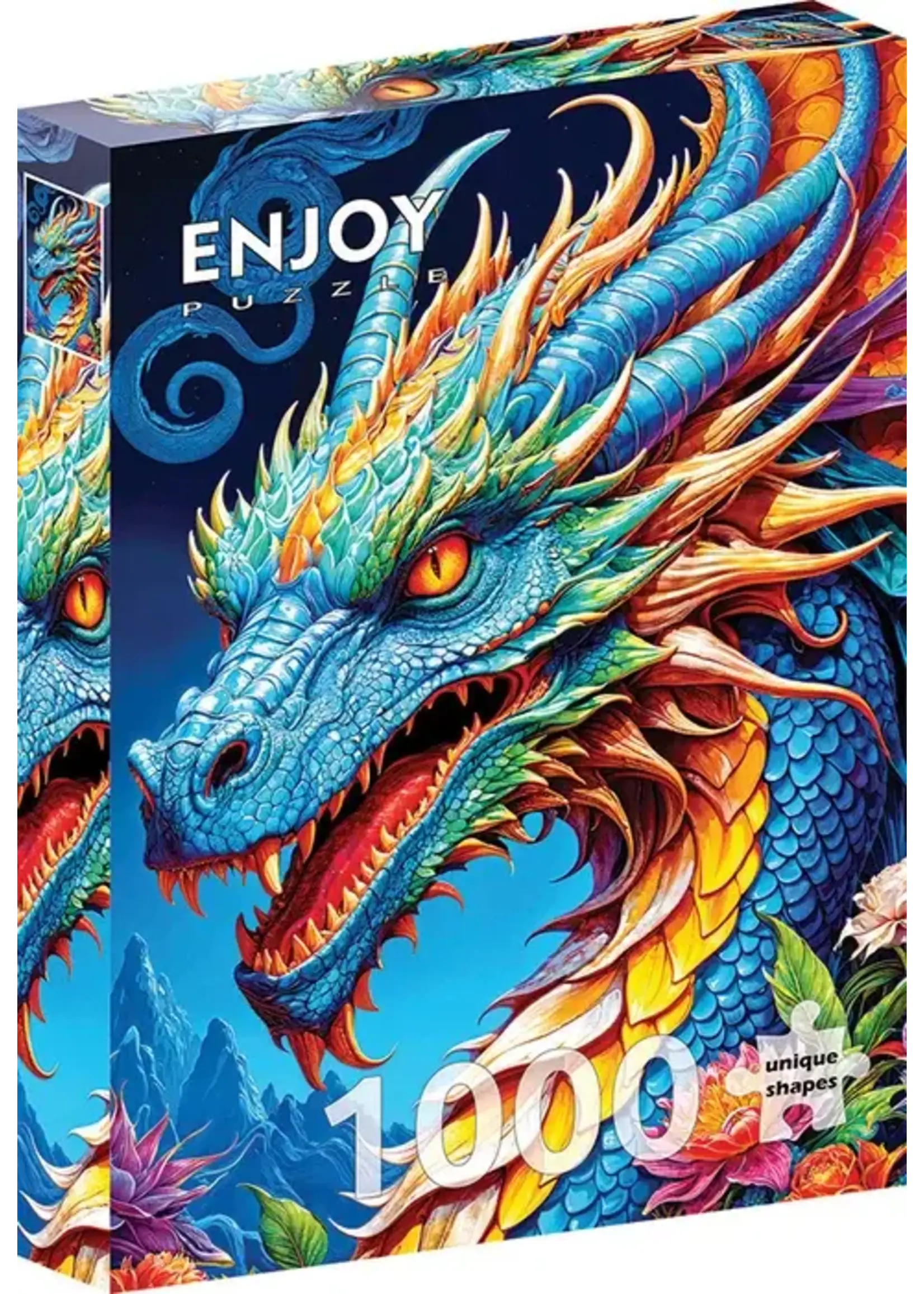 Enjoy Puzzle E2143 Blue Dragon (Puzzle1000)