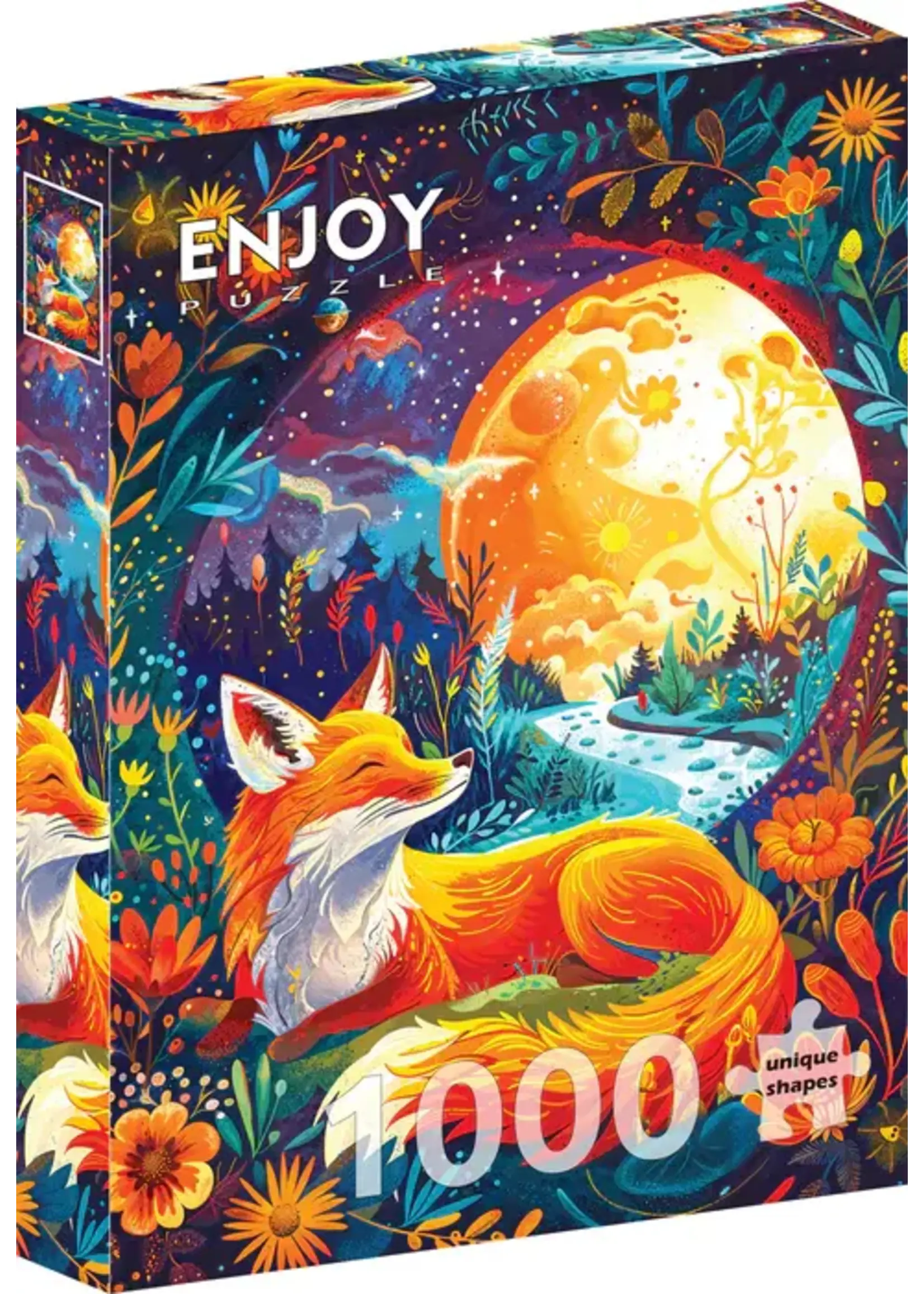 Enjoy Puzzle E2254 Moon Fox (Puzzle1000)