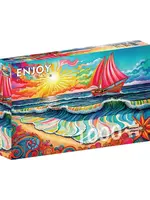 Enjoy Puzzle E2327 Sailing at Sunrise (Puzzle1000)