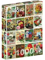 Enjoy Puzzle E2342 Vintage Flower Seed Packets (Puzzle1000)