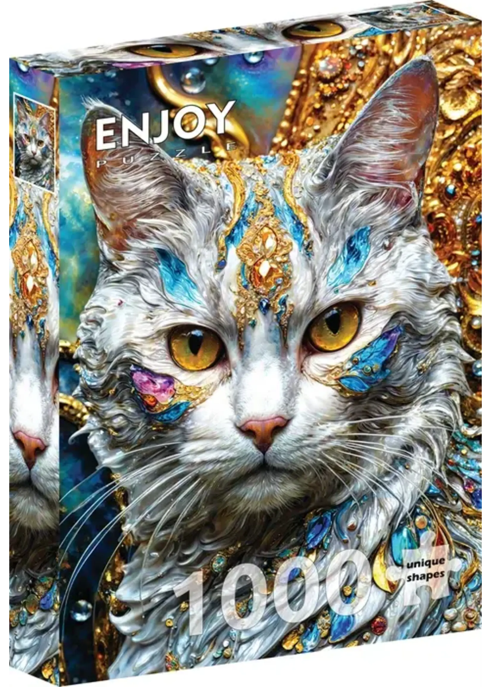 Enjoy Puzzle E2366 Jeweled Cat (Puzzle1000)