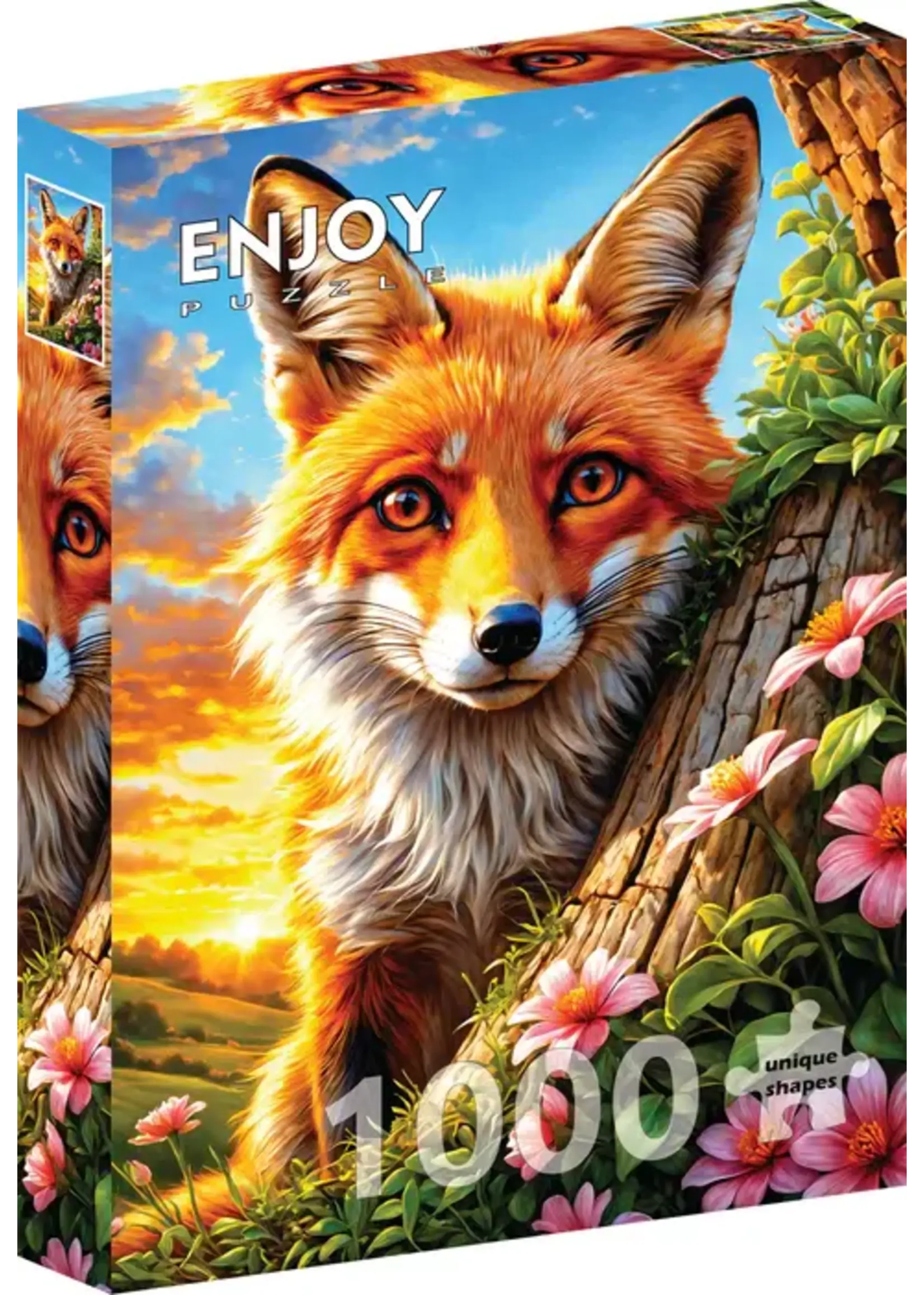 Enjoy Puzzle E2387 Curious Fox (Puzzle1000)
