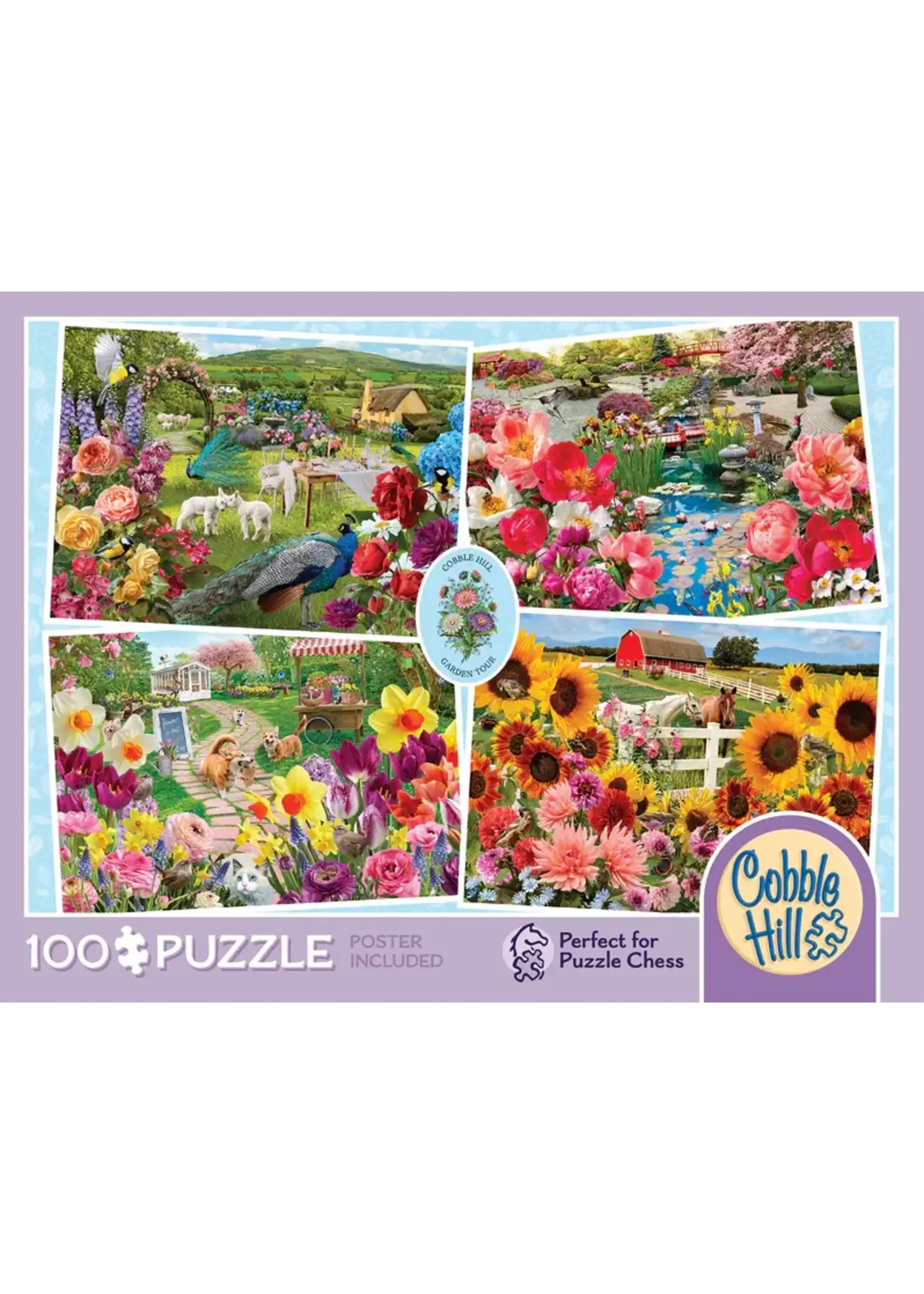 Cobble Hill CH46015 Garden Tour (Puzzle100)