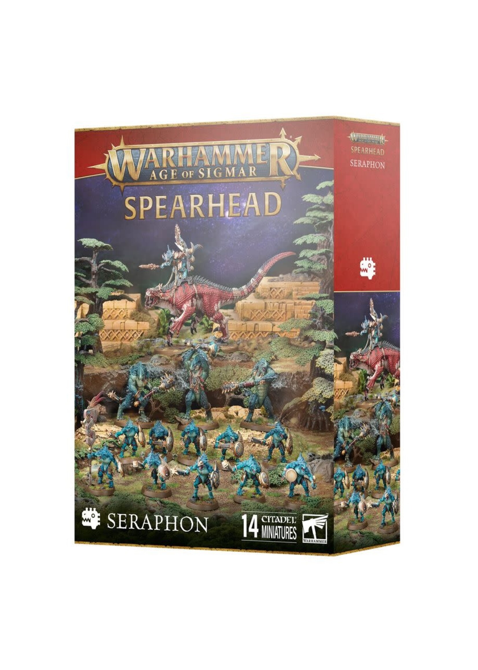 AoS Spearhead Seraphon Sunblodded Prowlers