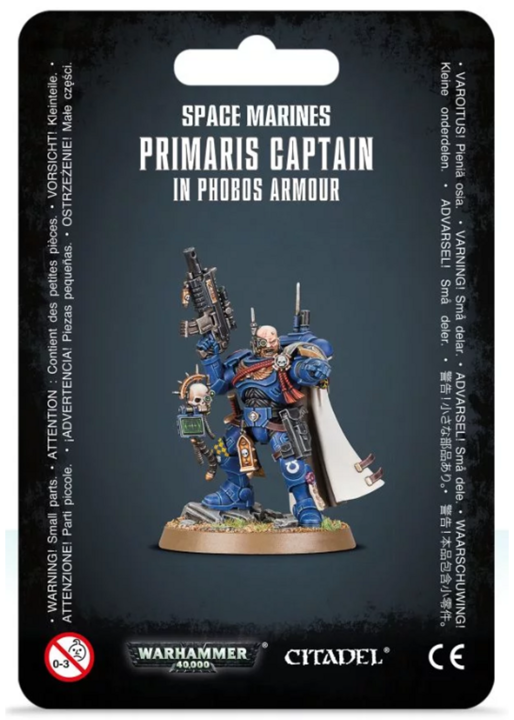 WH40K Space Marines Captain in Phobos Armour