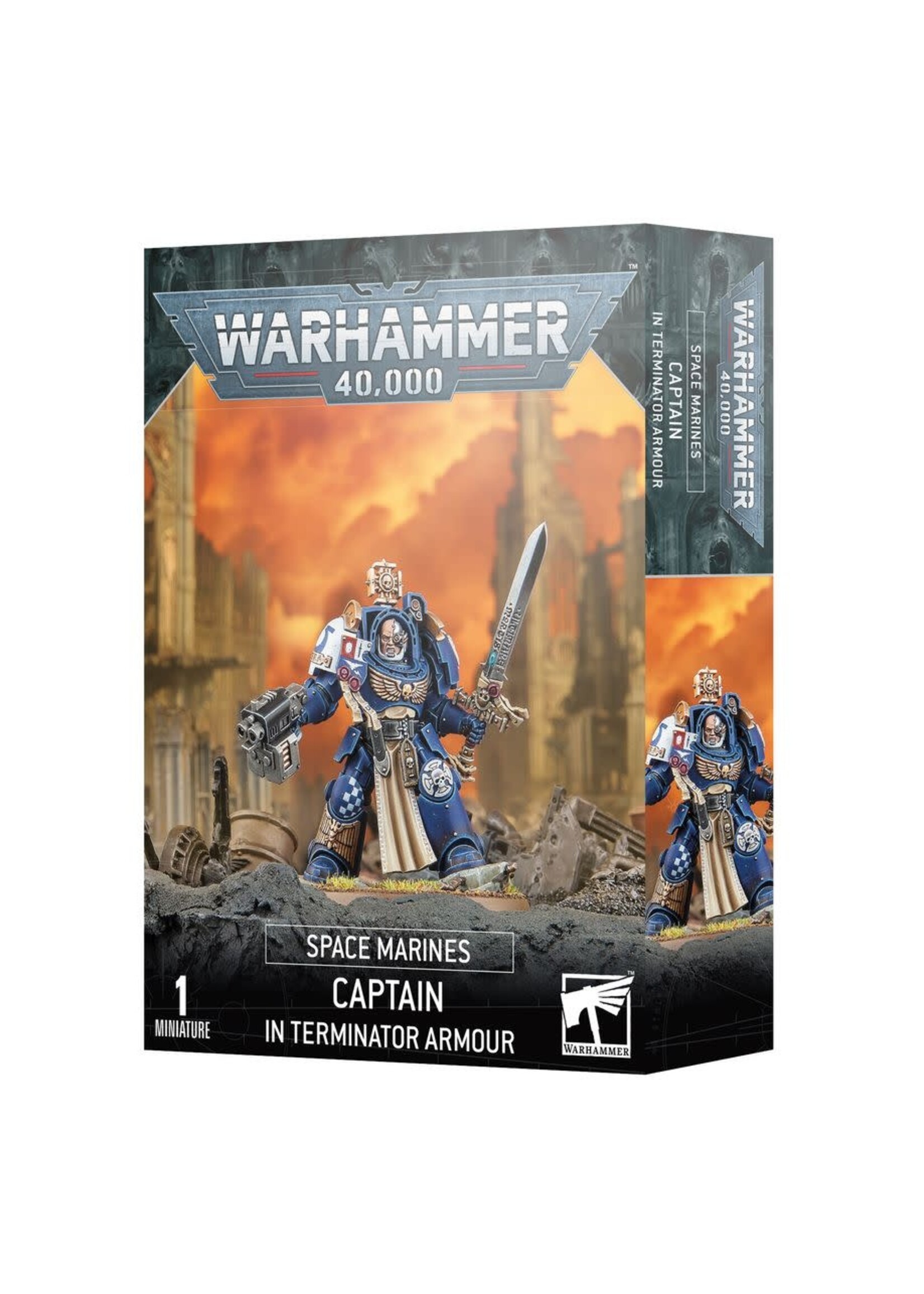 WH40K Space Marines Captain in Terminator Armour