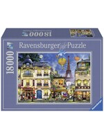 Ravensburger RAV17829 Evening Walk in Paris (Puzzle18000)
