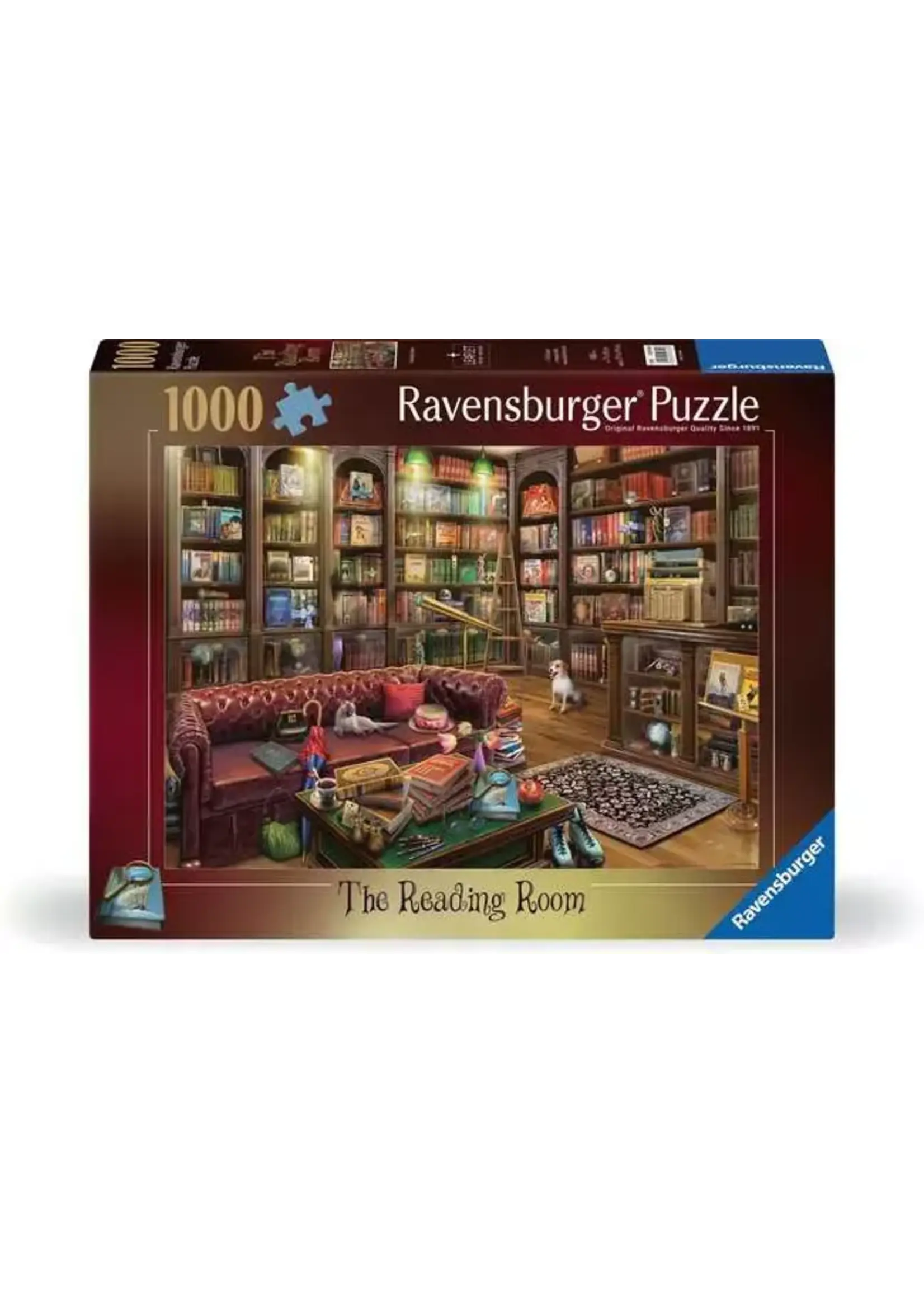 Ravensburger RAV12000329 The Reading Room (Puzzle1000)