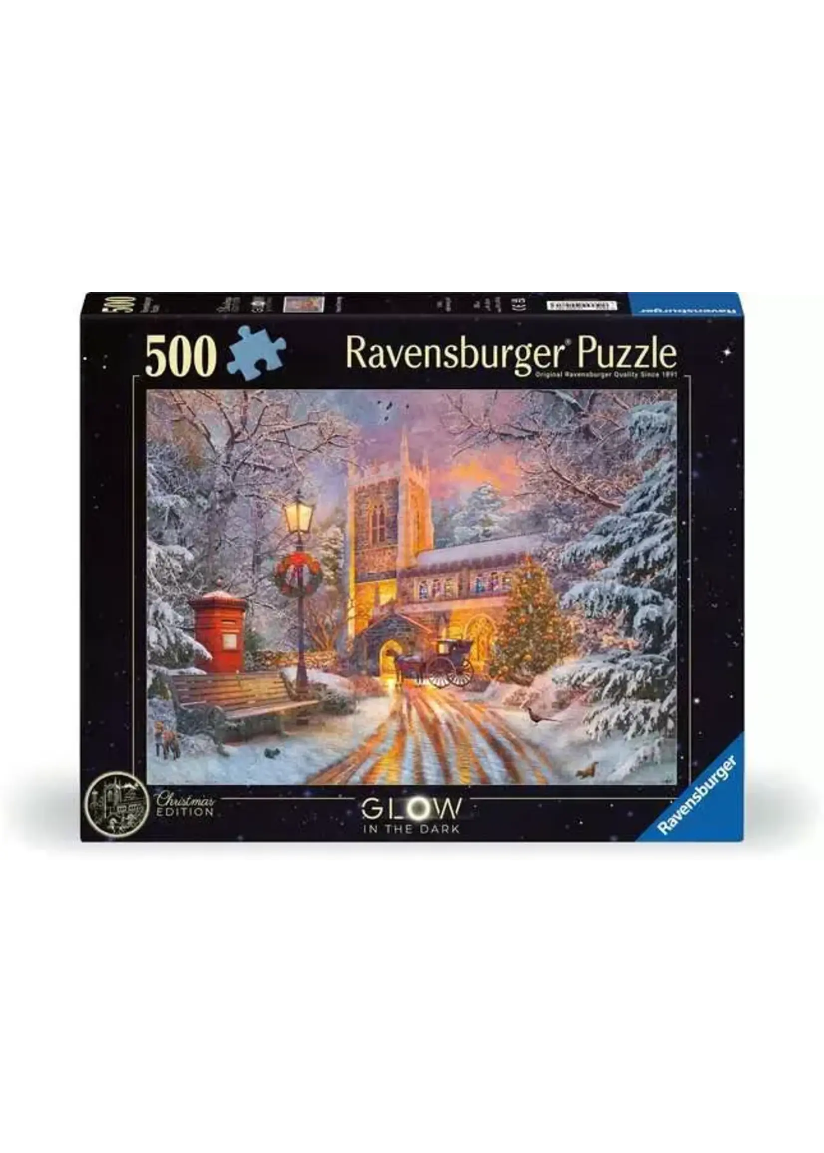 Ravensburger RAV12000481 Magical Christmas Glow in the Dark (Puzzle500)