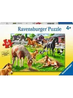 Ravensburger RAV05175 Happy Horses (Puzzle60)