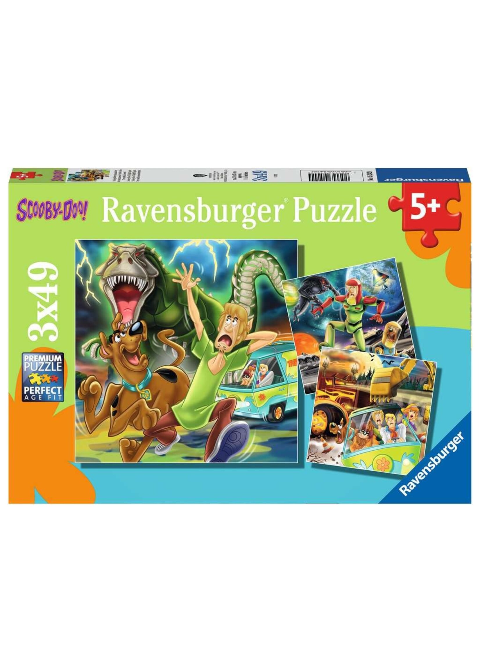 Ravensburger RAV05242 Scooby Doo Fright Night (Puzzle3x49pc)