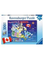 Ravensburger RAV10569 Map of Canada (Puzzle100)