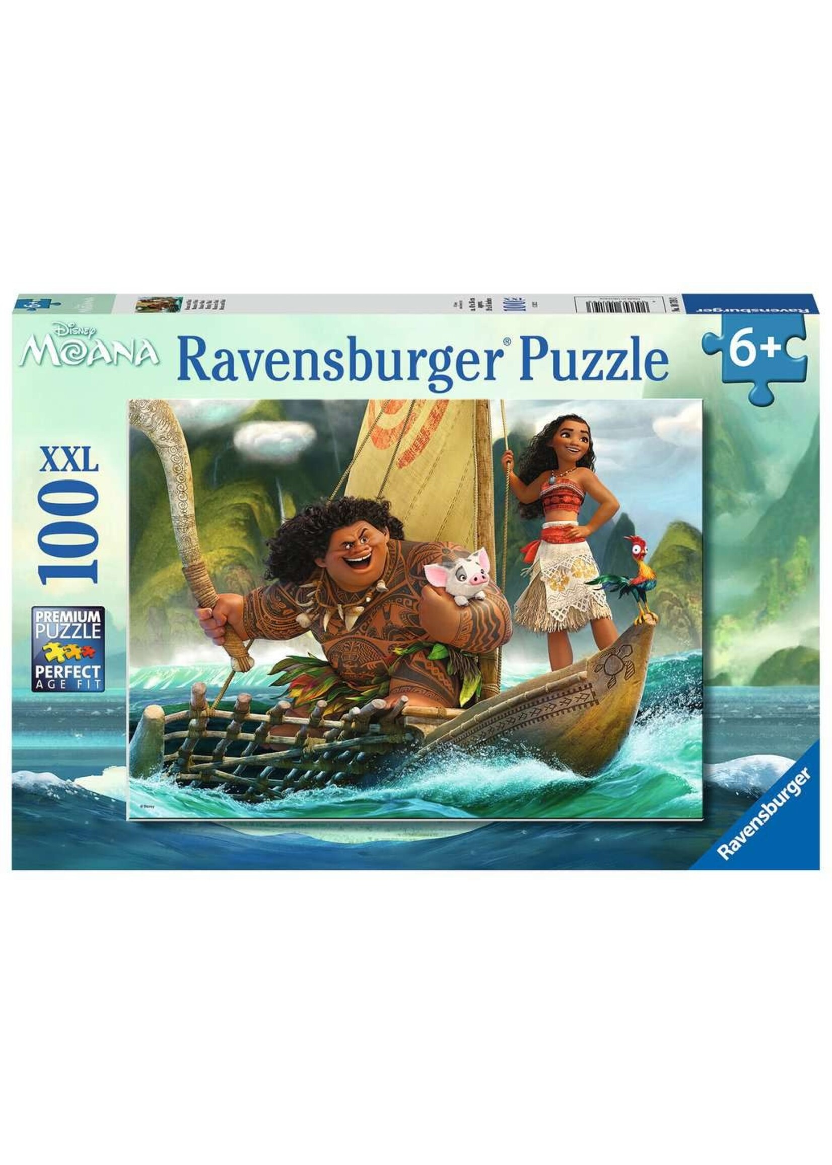 Ravensburger RAV10719 Disney Moana One Ocean One Heart (Puzzle100)