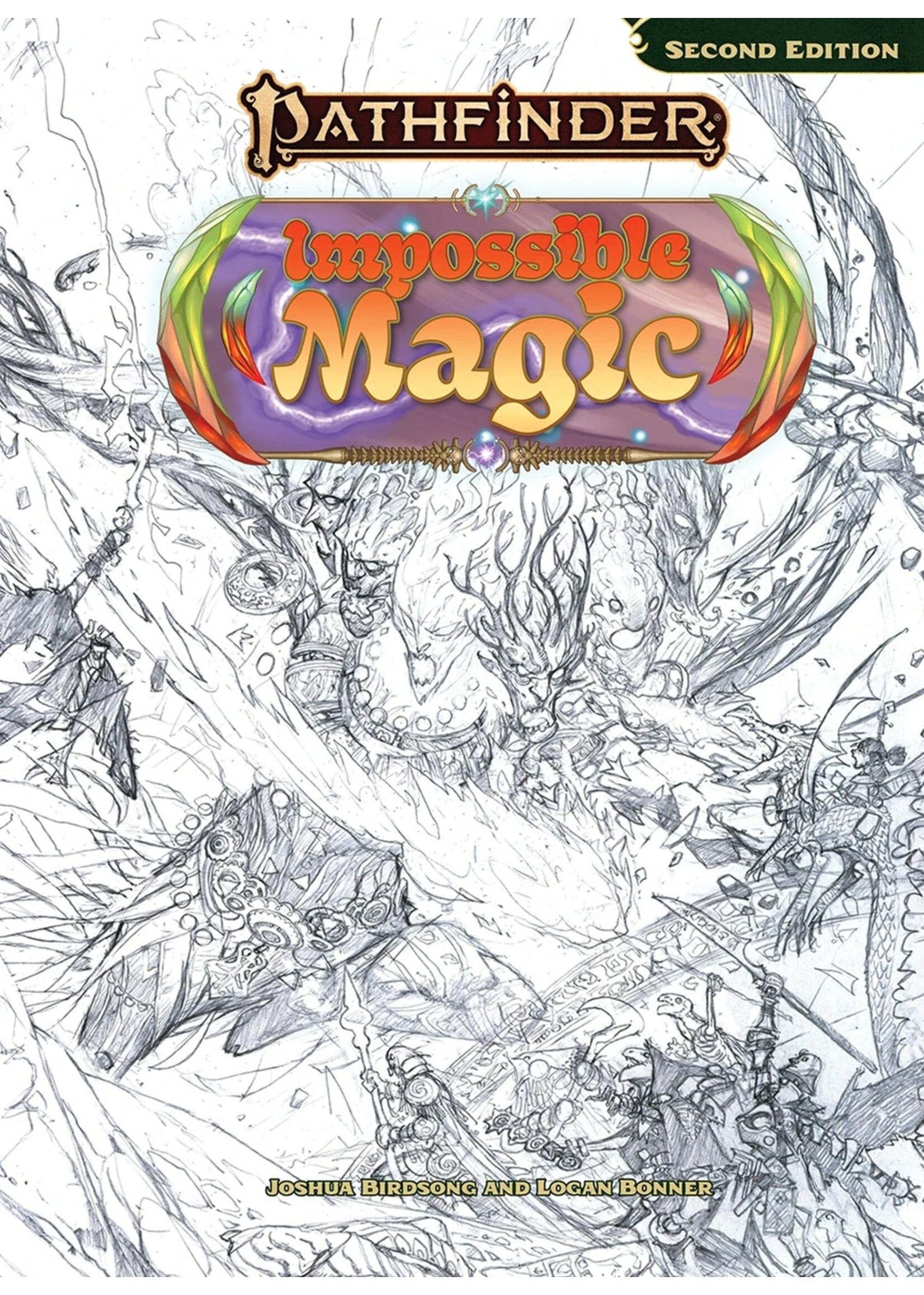 Paizo PF2ER Impossible Magic Sketch Hardcover