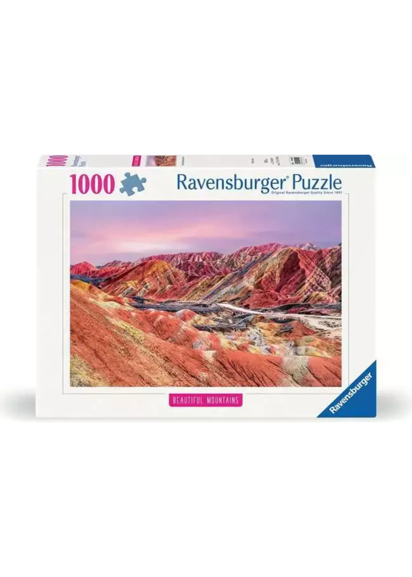 Ravensburger RAV12000252 Rainbow Mountains China (Puzzle1000)