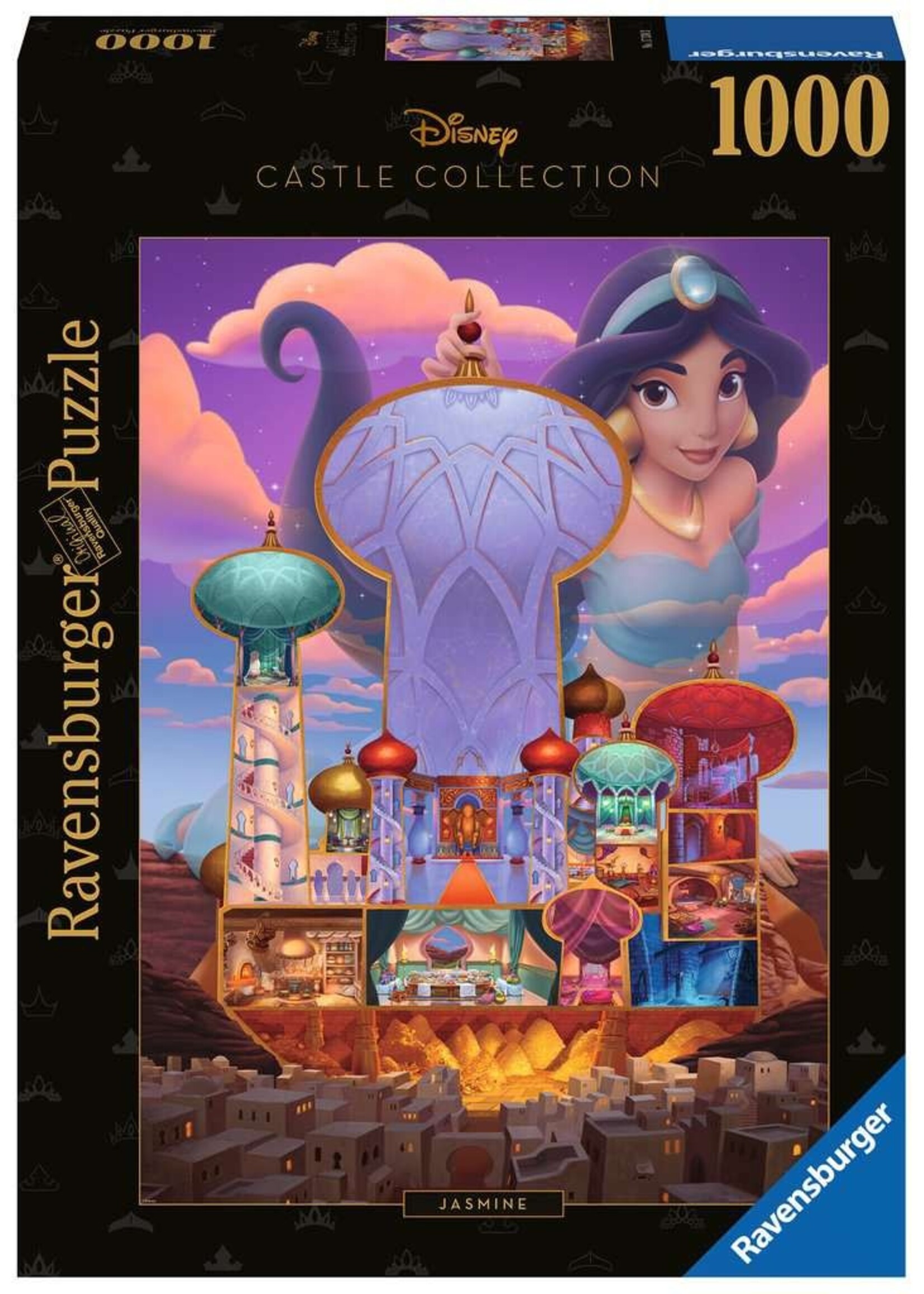Ravensburger RAV12000258 Disney Castles Jasmine (Puzzle1000)