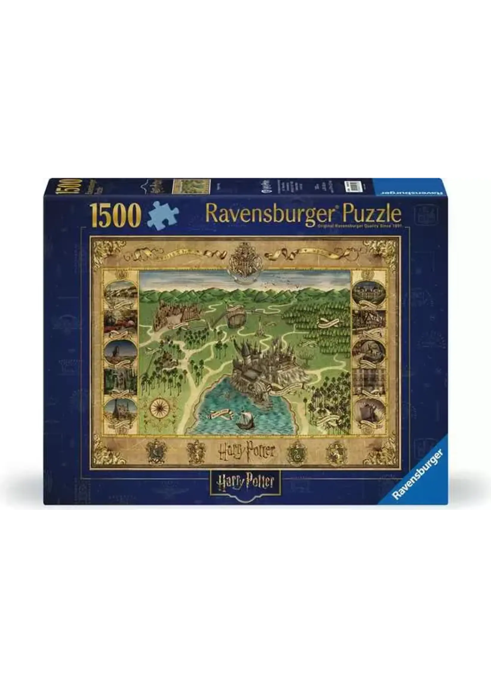 Ravensburger RAV12000720 Hogwarts Map (Puzzle1500)
