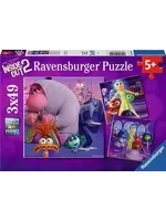 Ravensburger RAV12001609 Inside Out 2 Inside Rileys Mind (Puzzle3x49)