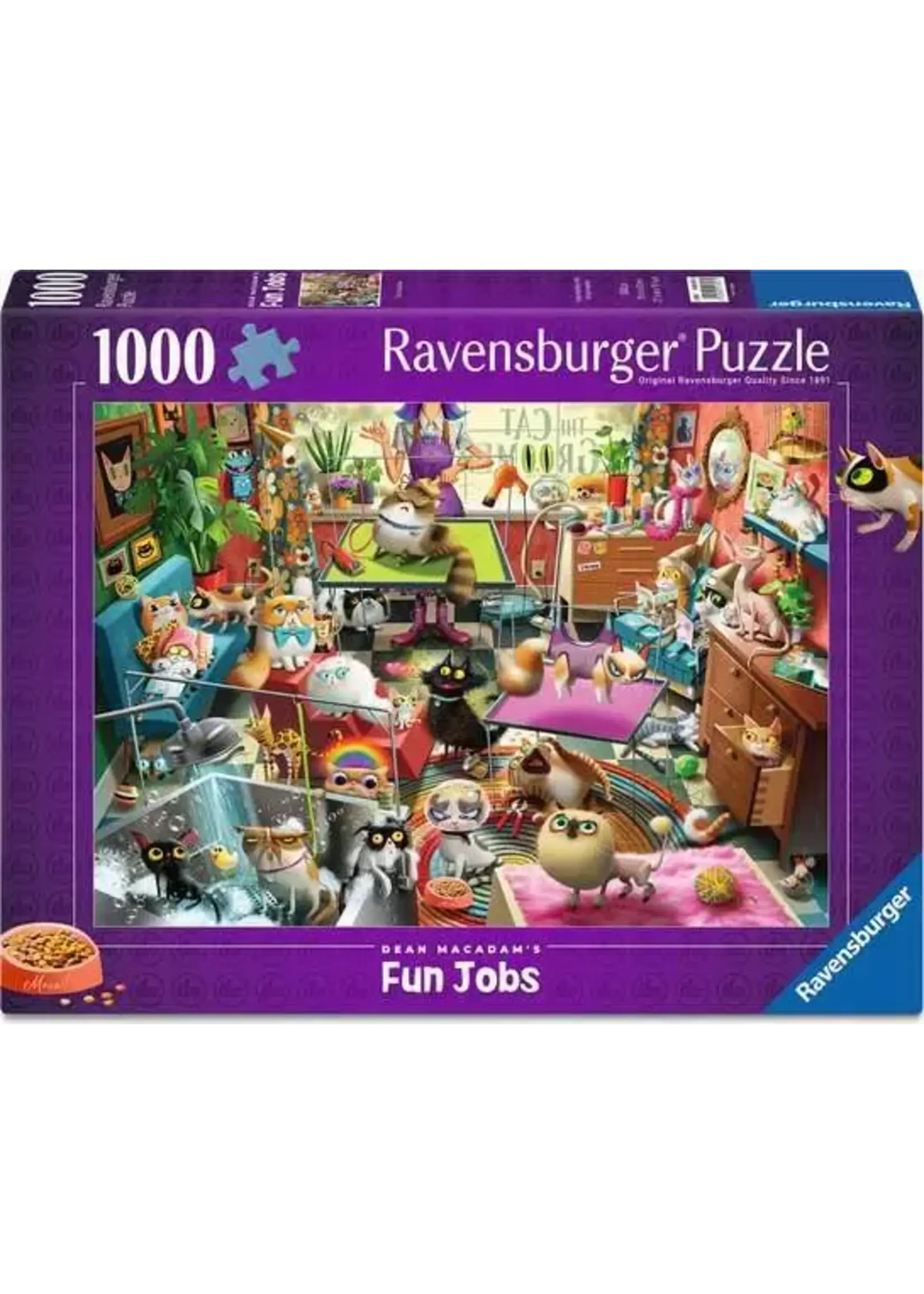 Ravensburger RAV12001857 The Cat Groomer (Puzzle1000)