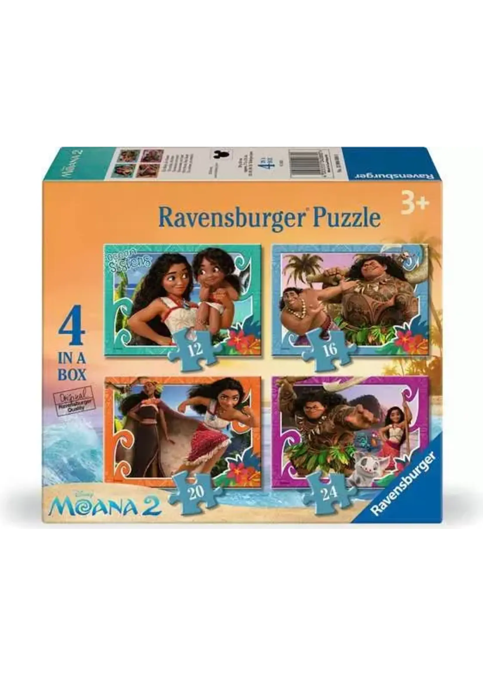 Ravensburger RAV12004088 Moana (Puzzle4x)