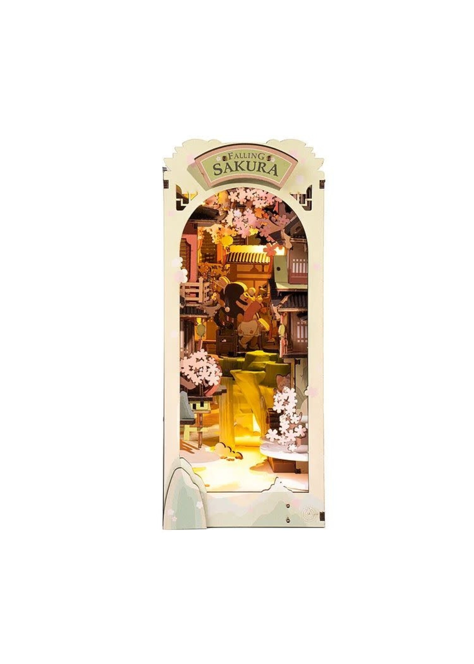 Rolife ROETGB05 Falling Sakura Book Nook