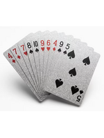 Playing Cards Waterproof Silver Dragon Plastic