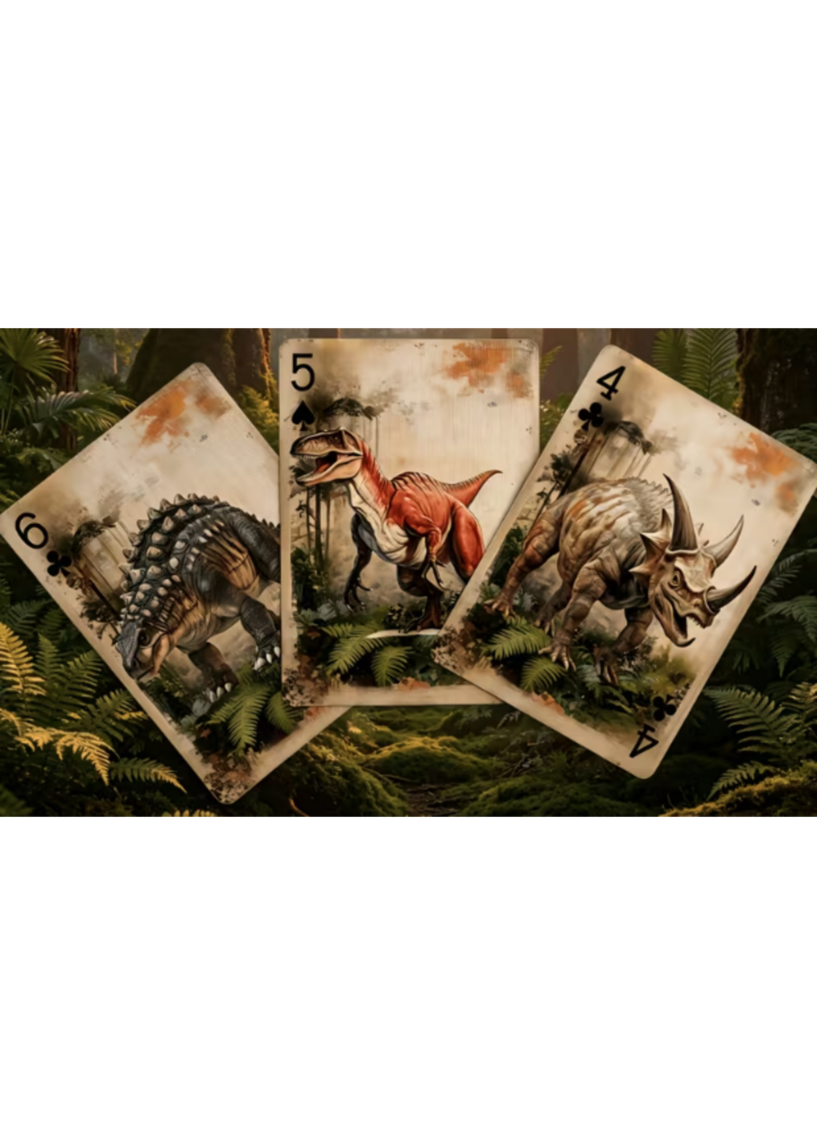 Dinosaur Playing Cards