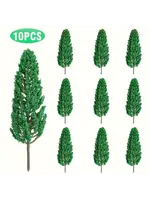 Trees Light Green Pine (10pc)