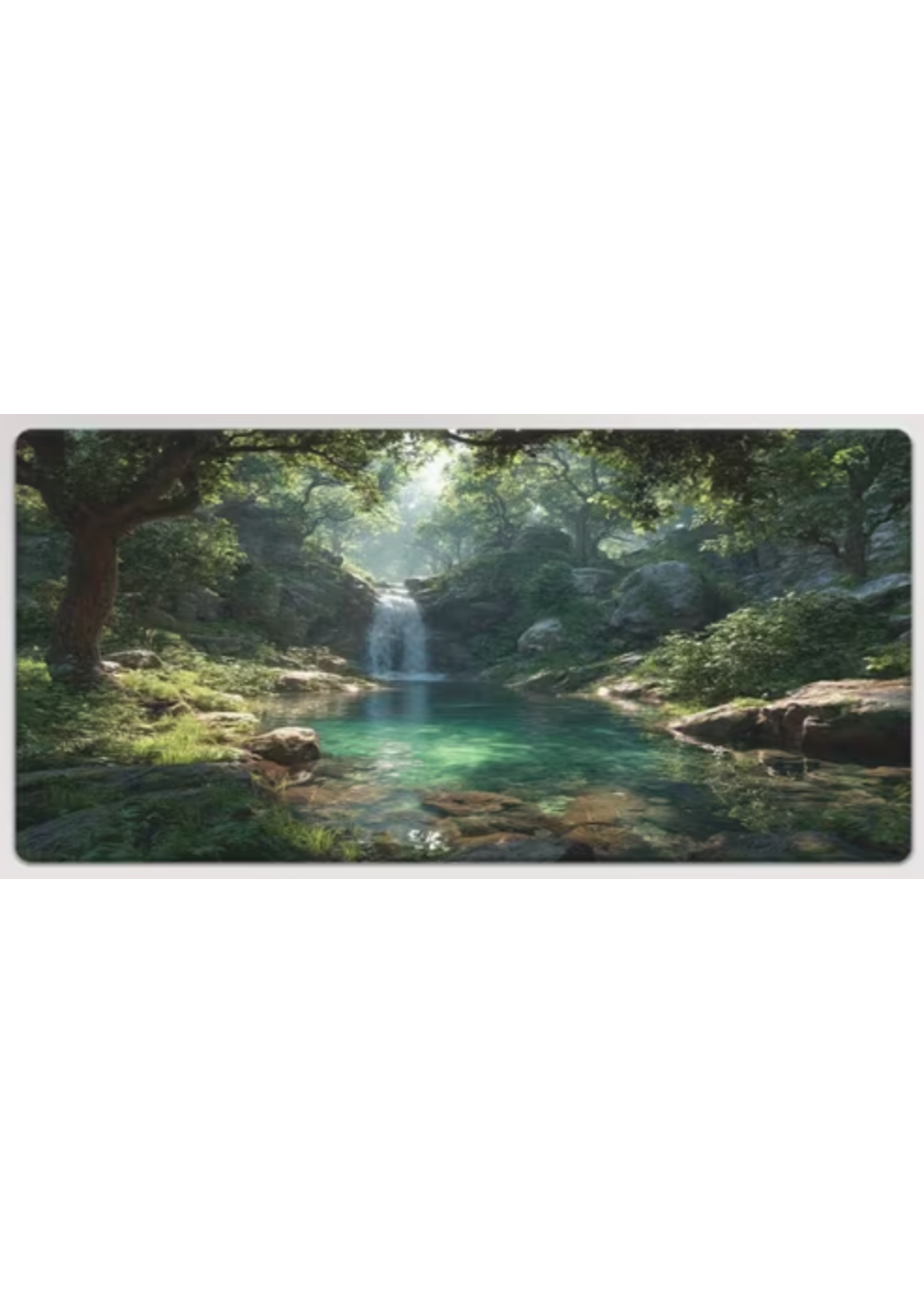 Mouse Pad 12x24 Inch Waterfall