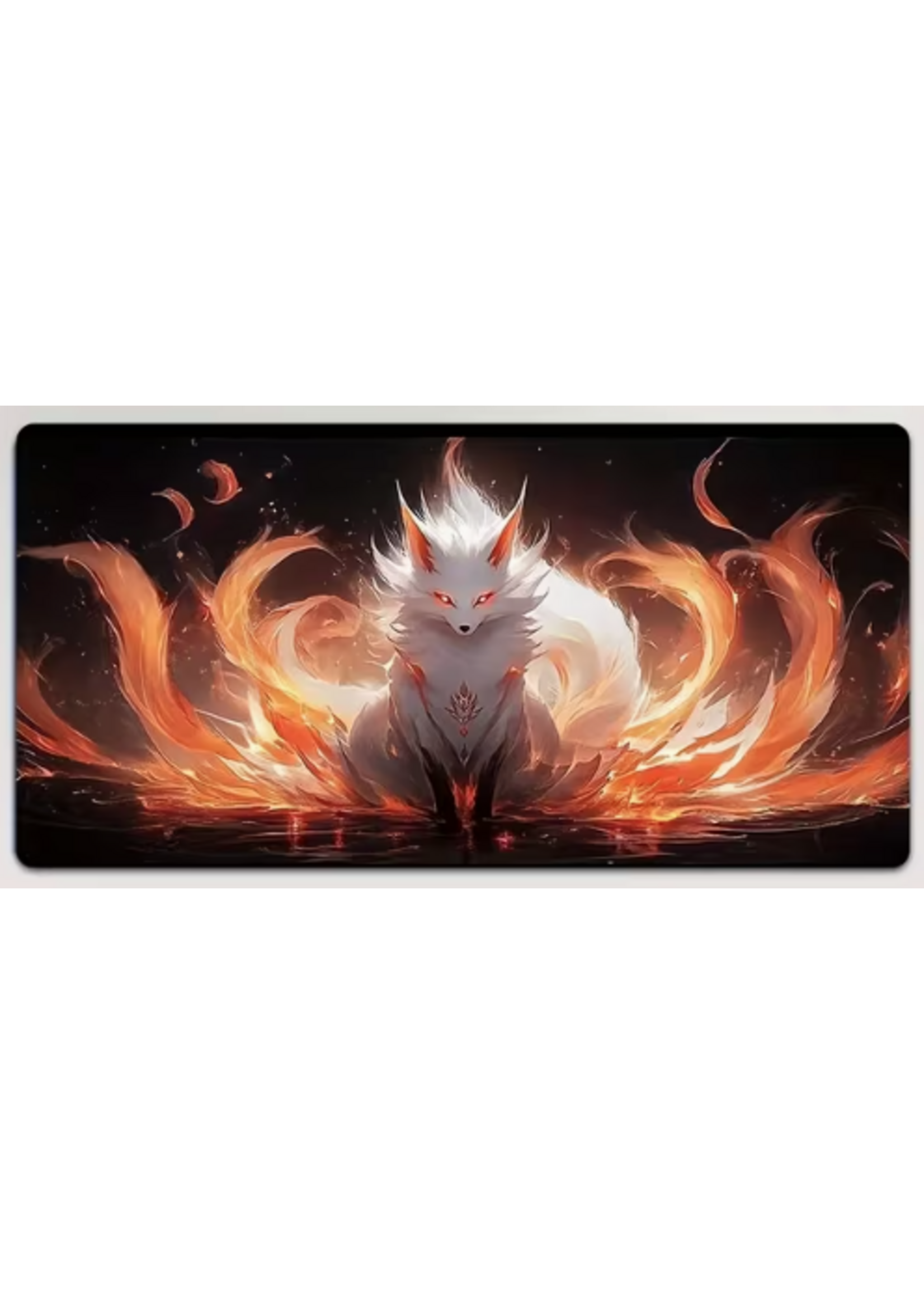 Mouse Pad 12x24 Inch Nine Tailed Fox