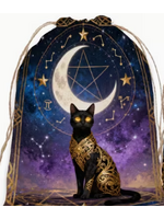 Dice Bag Cat and Moon