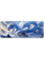 Mouse Pad 12x24 Inch Dragons and Castles